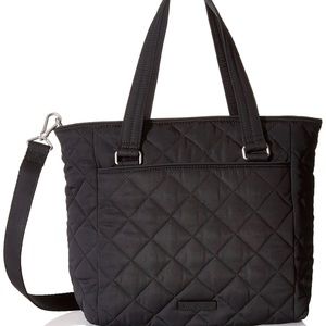 Vera Bradley Women's Performance Twill Multi-Strap Shoulder Bag Black